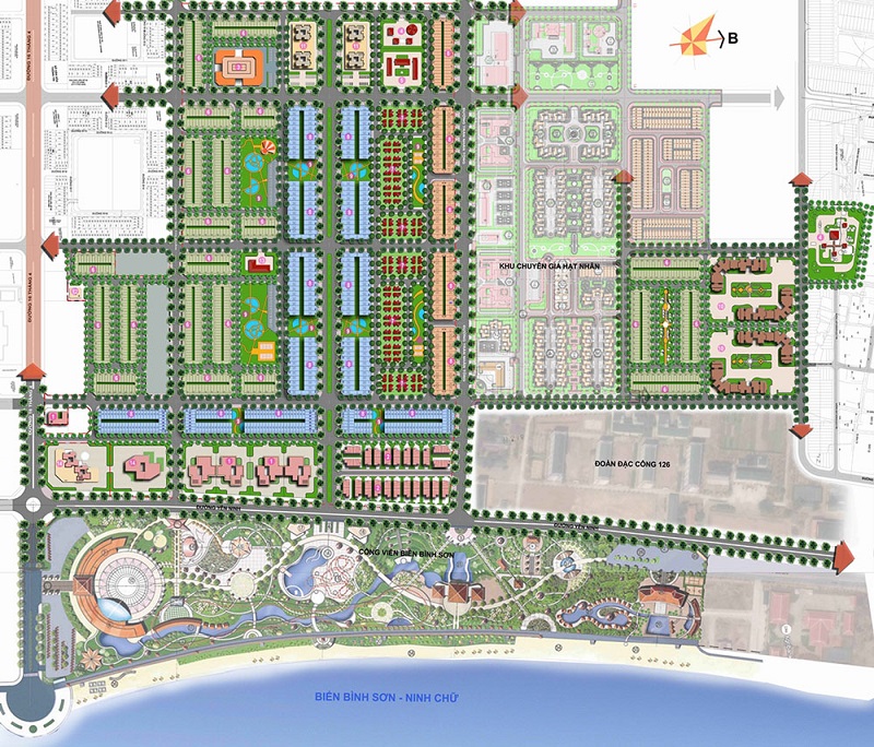 mặt bằng dự án premium ocean gate bình sơn