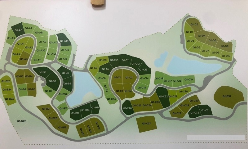 mặt bằng dự án thung lũng thanh xuân valley vĩnh phúc